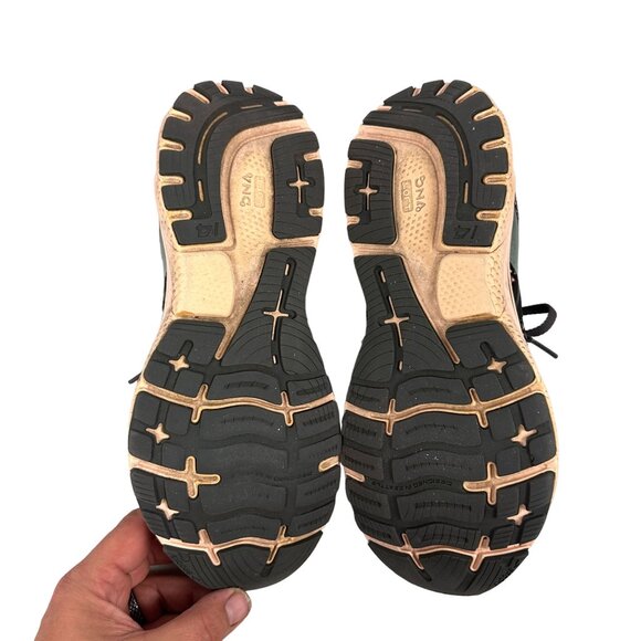 Brooks Ghost 14 Womens Running Shoes Size 11 Black & Mint - Picture 9 of 12